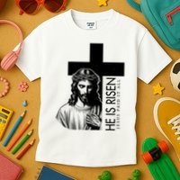 He Is Risen Jesus Paid It All Kids T-Shirt