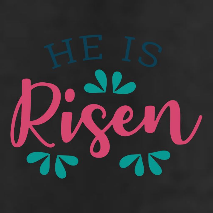 He Is Risen Easter Jesus 7 Panel Mesh Trucker Snapback Hat