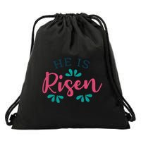 He Is Risen Easter Jesus Drawstring Bag