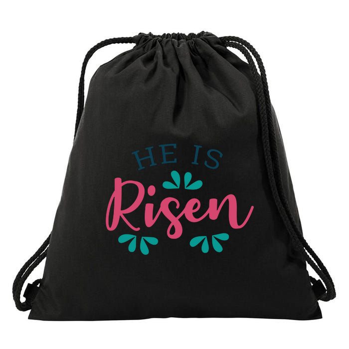 He Is Risen Easter Jesus Drawstring Bag