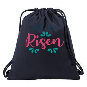 He Is Risen Easter Jesus Drawstring Bag