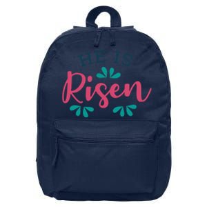 He Is Risen Easter Jesus 16 in Basic Backpack