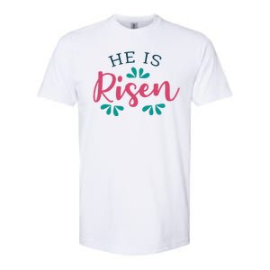 He Is Risen Easter Jesus Softstyle CVC T-Shirt