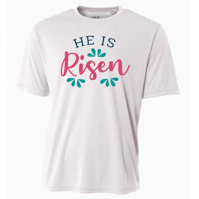 He Is Risen Easter Jesus Cooling Performance Crew T-Shirt