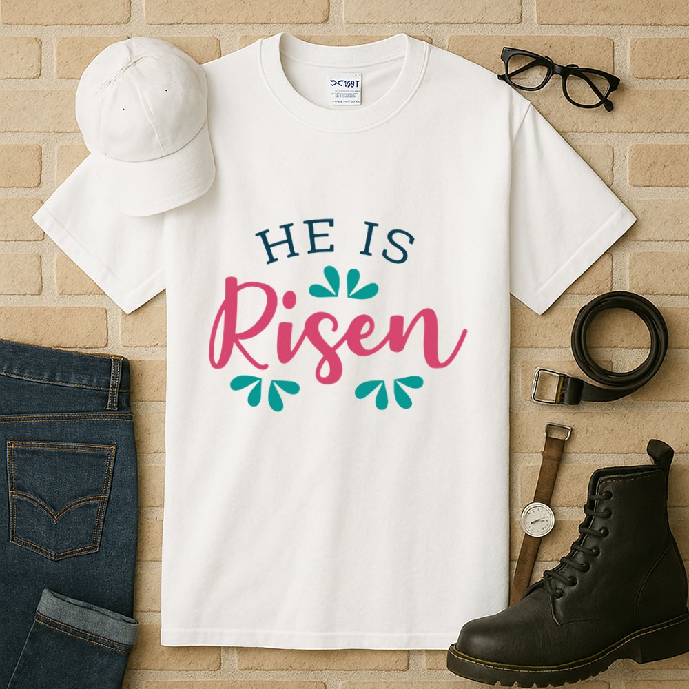 He Is Risen Easter Jesus Tall T-Shirt