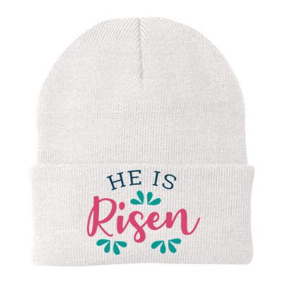 He Is Risen Easter Jesus Knit Cap Winter Beanie