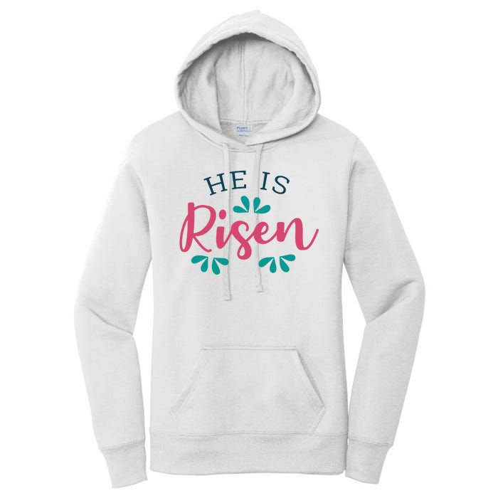 He Is Risen Easter Jesus Women's Pullover Hoodie