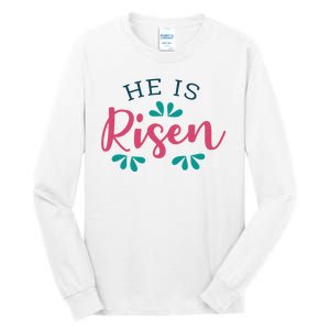 He Is Risen Easter Jesus Tall Long Sleeve T-Shirt