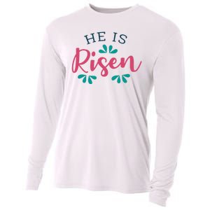 He Is Risen Easter Jesus Cooling Performance Long Sleeve Crew