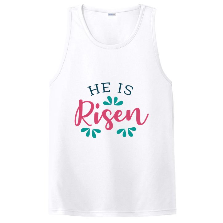 He Is Risen Easter Jesus PosiCharge Competitor Tank