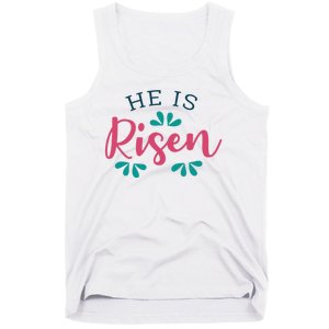 He Is Risen Easter Jesus Tank Top