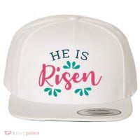 He Is Risen Easter Jesus Wool Snapback Cap
