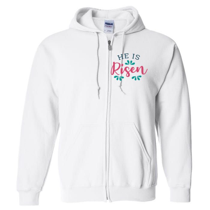 He Is Risen Easter Jesus Full Zip Hoodie