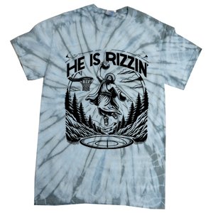 He Is Rizzin Funny Basketball Christian Religious Gift Tie-Dye T-Shirt