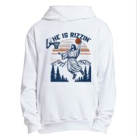 He Is Rizzin Funny Jesus Playing Basketball Urban Pullover Hoodie