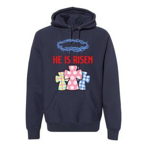 He Is Risen Jesus Christ Resurrection Happy Easter Day Premium Hoodie