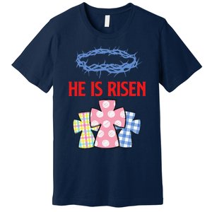 He Is Risen Jesus Christ Resurrection Happy Easter Day Premium T-Shirt