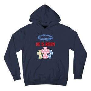 He Is Risen Jesus Christ Resurrection Happy Easter Day Tall Hoodie