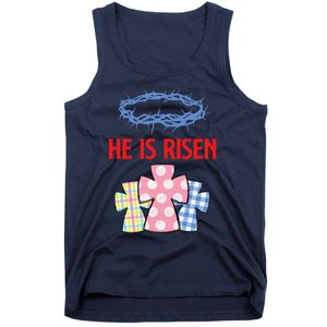 He Is Risen Jesus Christ Resurrection Happy Easter Day Tank Top