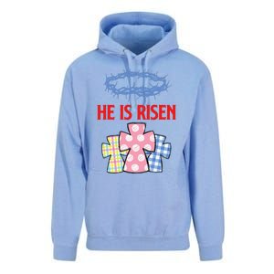 He Is Risen Jesus Christ Resurrection Happy Easter Day Unisex Surf Hoodie