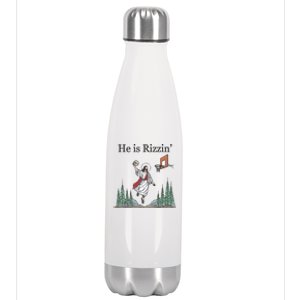 He Is Rizzin Stainless Steel Insulated Water Bottle