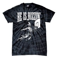 He Is Rizzin Funny Jesus Basketball Meme Tie-Dye T-Shirt