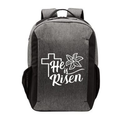 He Is Risen Easter Jesus Cross Vector Backpack