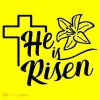 He Is Risen Easter Jesus Cross 11oz C Handle Ceramic Mug