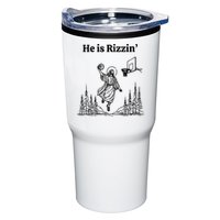 He Is Rizzin Basketball Jesus Funny Easter Christian Tumbler