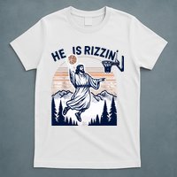 He Is Rizzin Basketball Jesus Retro Easter Christian T-Shirt