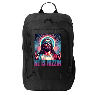 He Is Rizzin Jesus Is Rizzen City Backpack