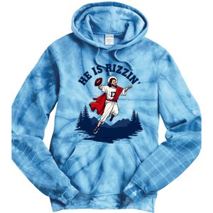 He Is Rizzin Allen Playing Football Game Day Sports Allen Tie Dye Hoodie