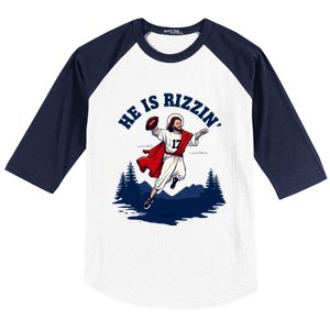 He Is Rizzin Allen Playing Football Game Day Sports Allen Baseball Sleeve Shirt