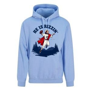 He Is Rizzin Allen Playing Football Game Day Sports Allen Unisex Surf Hoodie