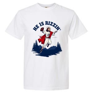 He Is Rizzin Allen Playing Football Game Day Sports Allen Garment-Dyed Heavyweight T-Shirt