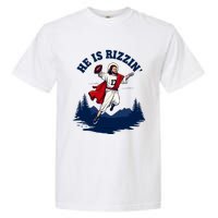 He Is Rizzin Allen Playing Football Game Day Sports Allen Garment-Dyed Heavyweight T-Shirt