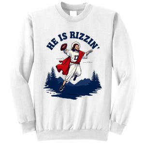 He Is Rizzin Allen Playing Football Game Day Sports Allen Sweatshirt