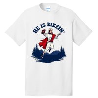 He Is Rizzin Allen Playing Football Game Day Sports Allen Tall T-Shirt