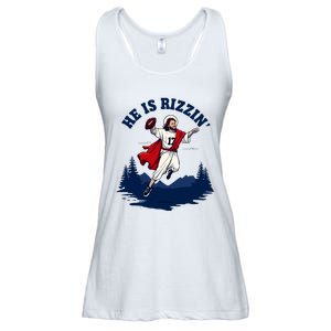 He Is Rizzin Allen Playing Football Game Day Sports Allen Ladies Essential Flowy Tank