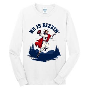 He Is Rizzin Allen Playing Football Game Day Sports Allen Tall Long Sleeve T-Shirt