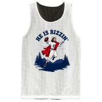 He Is Rizzin Allen Playing Football Game Day Sports Allen Mesh Reversible Basketball Jersey Tank