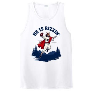 He Is Rizzin Allen Playing Football Game Day Sports Allen PosiCharge Competitor Tank