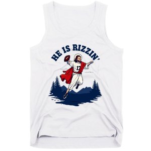 He Is Rizzin Allen Playing Football Game Day Sports Allen Tank Top