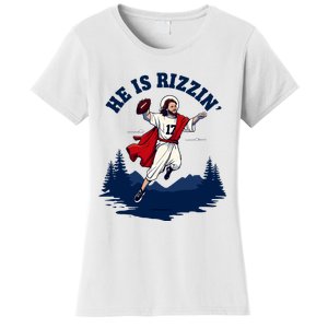 He Is Rizzin Allen Playing Football Game Day Sports Allen Women's T-Shirt