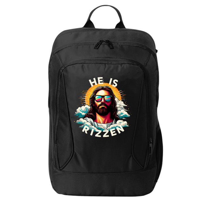 He Is Rizzen Christian Jesus Is Rizzen Christian Religious City Backpack
