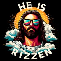 He Is Rizzen Christian Jesus Is Rizzen Christian Religious Impact Tech Backpack