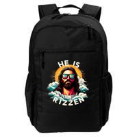 He Is Rizzen Christian Jesus Is Rizzen Christian Religious Backpack