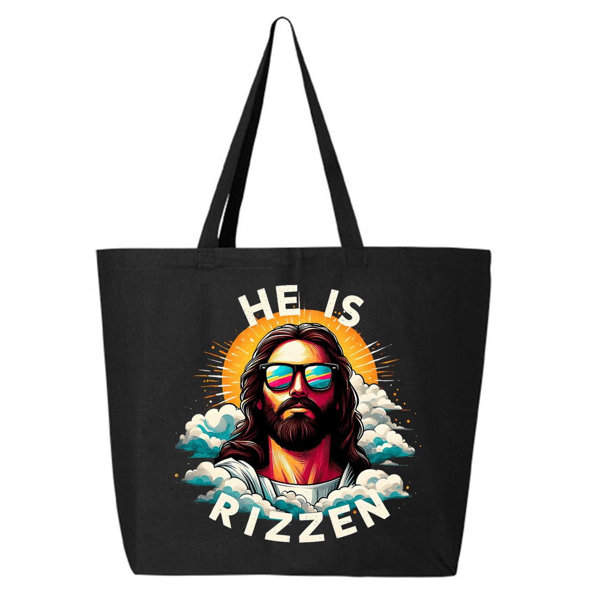 He Is Rizzen Christian Jesus Is Rizzen Christian Religious 25L Jumbo Tote