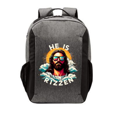 He Is Rizzen Christian Jesus Is Rizzen Christian Religious Vector Backpack