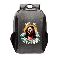 He Is Rizzen Christian Jesus Is Rizzen Christian Religious Vector Backpack